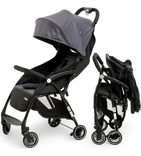 Cochecito Compacto Foldy Bebesit Gris Negro
