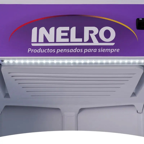 Exhibidora Vertical Inelro Mt-14 390l Control Temperatura Blanca Blanco