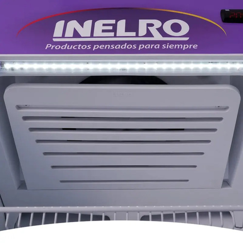Exhibidora Vertical Inelro Mt-14 390l Control Temperatura Blanca Blanco
