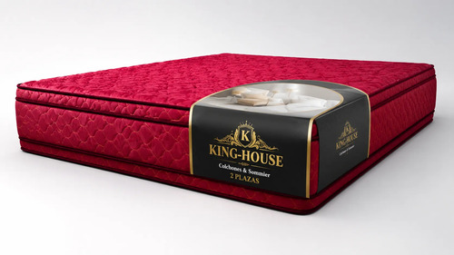 Colchon 1.40 X 1.90 X 0.26 Esp King-house Nilo Red C/europil