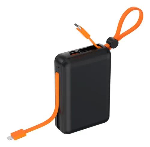 Powerbank Cargador Portatil iPhone 20000 Mah Carga Rapida Negro