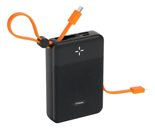 Powerbank Cargador Portatil iPhone 20000 Mah Carga Rapida Negro
