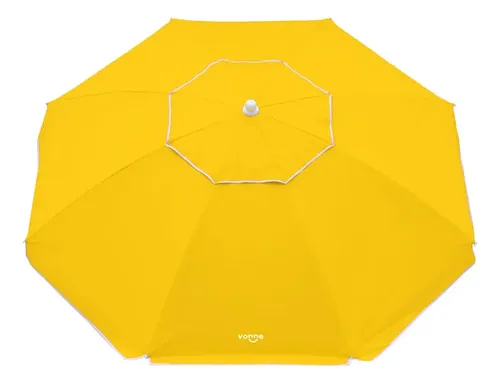 Sombrilla Vonne Amarilla 2,5 M Uv50+ Reclinable Con Funda Amarillo
