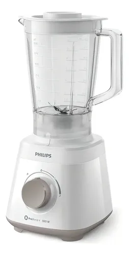 Licuadora Philips Hr2129 2 Litros 550w Resistente Pica Hielo Blanco