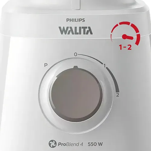 Licuadora Philips Hr2129 2 Litros 550w Resistente Pica Hielo Blanco