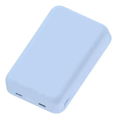 Cargador Portatil Magnetico Powerbank Etheos 10000mah Blanco