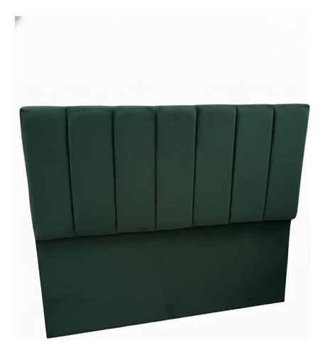 Respaldo De Cama Canelon 2 Plaza 140x120cm King-house Pana Verde