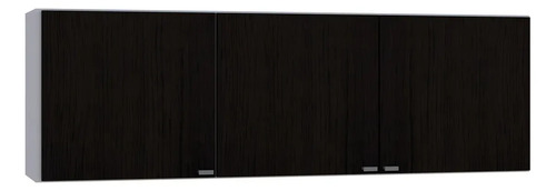 Alacena Cocina Orlandi 3 Puertas Organizador Estante Bla/wen Blanco/wengue