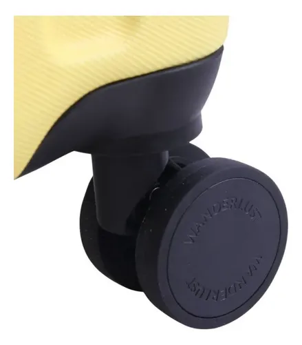 Valija Wander Original Wanderlust Resistente Y Ligera Amarillo Rígida