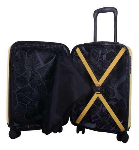 Valija Wander Original Wanderlust Resistente Y Ligera Amarillo Rígida