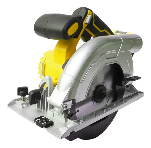 Sierra Circular Barovo Inalámbrica Para Cortes De 57 Mm, Sin Batería Amarillo