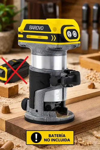 Fresadora Barovo 30000rpm 6/8mm Veloc. Variable Profesional