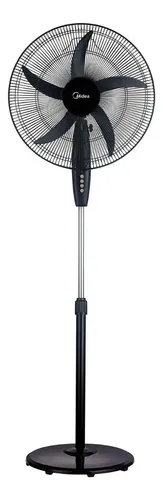 Ventilador De Pie Midea 20¨ Negro 50 Cm 50 Hz Negro Negro Plástico 5