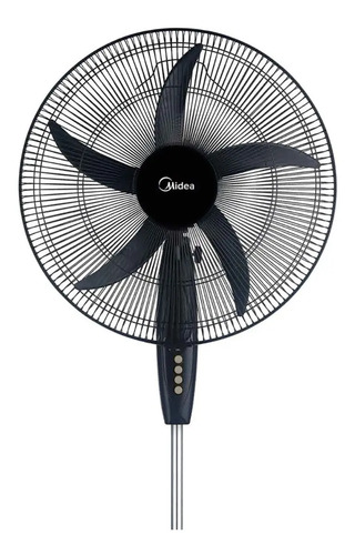 Ventilador De Pie Midea 20¨ Negro 50 Cm 50 Hz Negro Negro Plástico 5