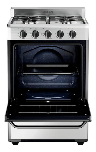 Cocina Multigas 56 Cm Inoxidable Drean Cd5602ai0 Gris