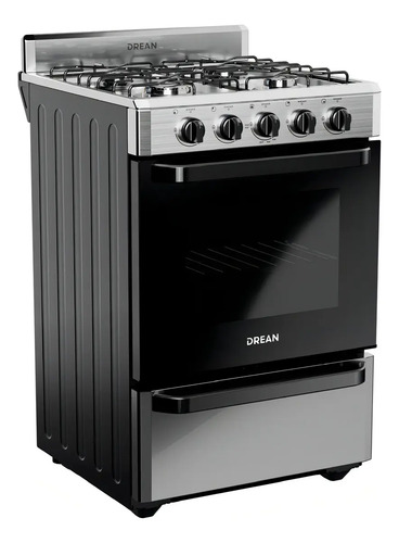 Cocina Multigas 56 Cm Inoxidable Drean Cd5602ai0 Gris
