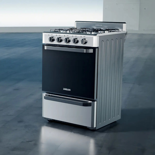 Cocina Multigas 56 Cm Inoxidable Drean Cd5602ai0 Gris