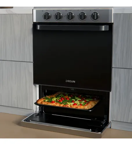 Cocina Multigas 56 Cm Inoxidable Drean Cd5602ai0 Gris