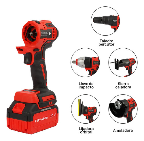 Kit Multiherramientas 5 En 1 Inalámbrico 20 V Con Maletín