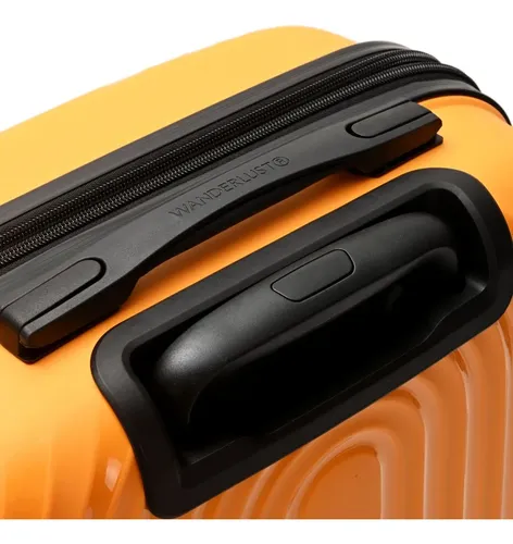 Valija Rígida Urban Hard Pp Wanderlust Resistente Y Ligera Naranja Set Valijas Wanderlust Urban Hard Pp