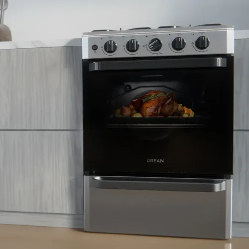 Cocina Multigas 56 Cm Inoxidable Drean Cd5603ai0 Gris