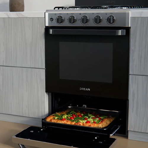 Cocina Multigas 56 Cm Inoxidable Drean Cd5603ai0 Gris