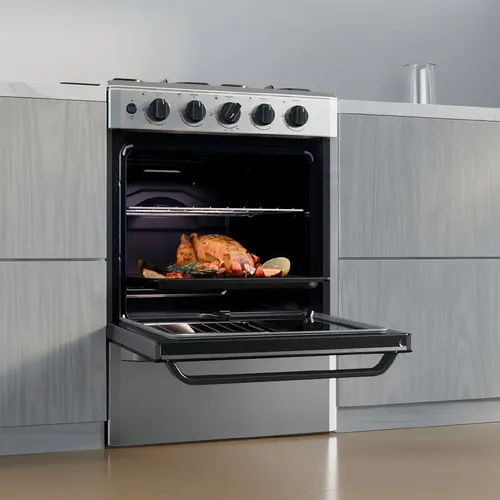 Cocina Multigas 56 Cm Inoxidable Drean Cd5603ai0 Gris