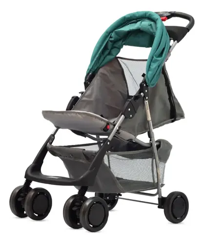 Cochecito Bebesit Travel System Eos Verde Chasis Negro Verde Oscuro Negro