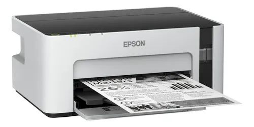 Impresora Epson Ecotank M1120 Con Wifi Blanca Y Negra 220v Blanco/negro