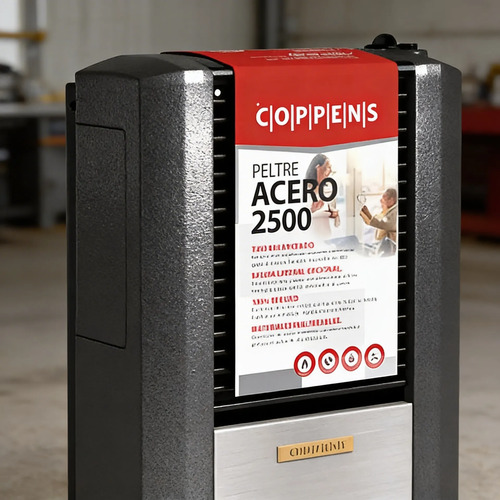 Calefactor Coppens 2500 Tbu Derecho Peltre Ii Acero Grafito