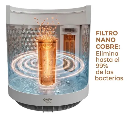 Lavarropas Automático Gafa Digifit Blanco 6.5kg 220 v