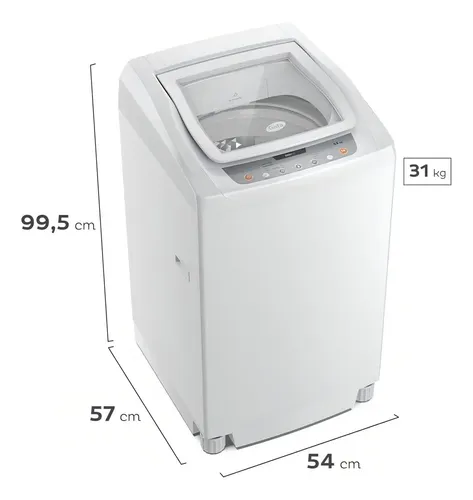 Lavarropas Automático Gafa Digifit Blanco 6.5kg 220 v