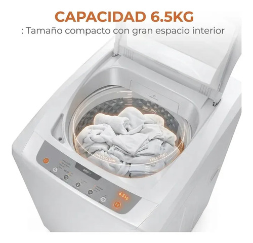 Lavarropas Automático Gafa Digifit Blanco 6.5kg 220 v