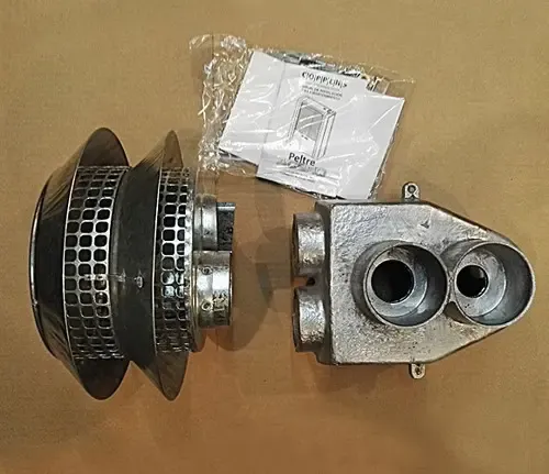 Calefactor Coppens 6000 Tbu Izquierdo Peltre Ii Acero Grafito