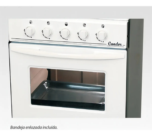 Cocina Escorial Candor S2 Color Blanco Gas Natural