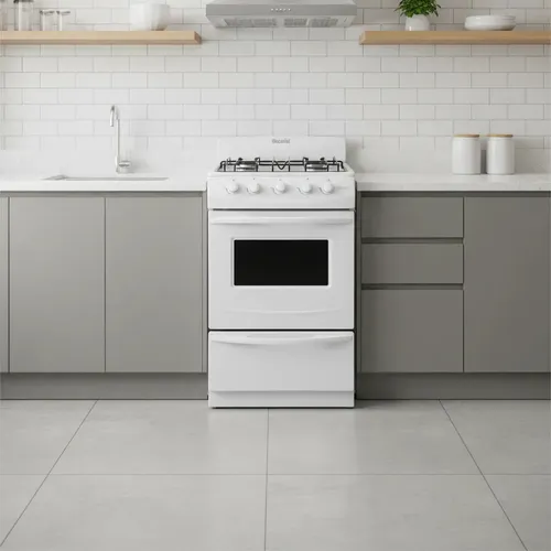 Cocina Escorial Candor S2 Color Blanco Gas Natural