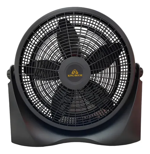 Turbo 16  King-house Kh16 3vel/silencioso/regulable/5 Aspas 40.64 Cm Negro Plástico 5