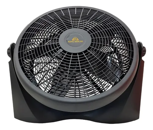 Turbo 16  King-house Kh16 3vel/silencioso/regulable/5 Aspas 40.64 Cm Negro Plástico 5