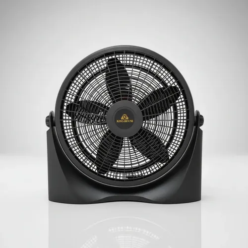 Turbo 16  King-house Kh16 3vel/silencioso/regulable/5 Aspas 40.64 Cm Negro Plástico 5