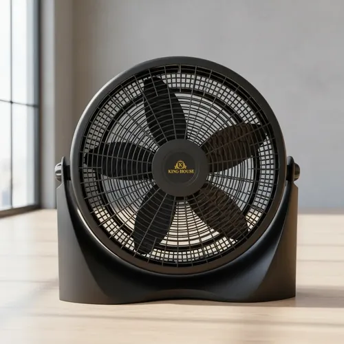Turbo 16  King-house Kh16 3vel/silencioso/regulable/5 Aspas 40.64 Cm Negro Plástico 5