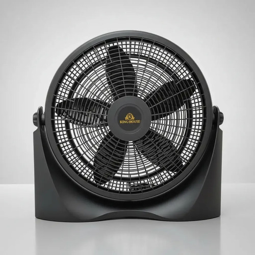 Turbo 20 King-house Kh20 3vel/silencioso/regulable/5 Aspas 50.8 Cm Negro Plástico 5