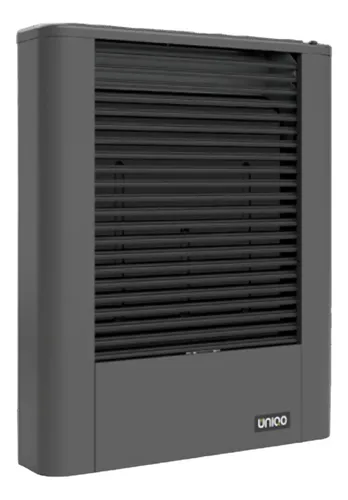Calefactor Uniqo 3500 Tb Uniqo35 Salida Concentrica Gris Oscuro