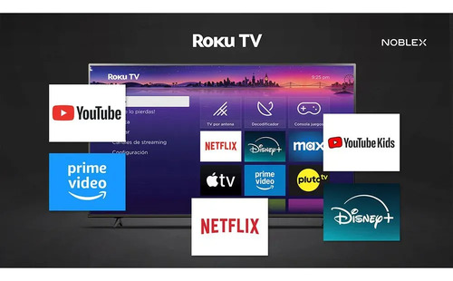 Televisor Tv Smart Noblex 4k Uhd 50 Pulgadas Roku Tv