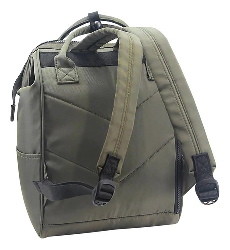 Mochila Mujer Urbana Amayra Liviana Verde Militar Verde Militar