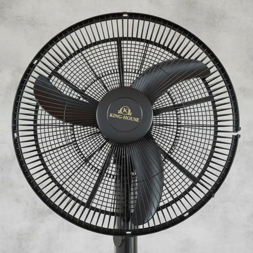 Ventilador Pared 20  King-house 3 Aspas Silencioso 90w 50.8 Cm 50hz Negro Polipropileno 3