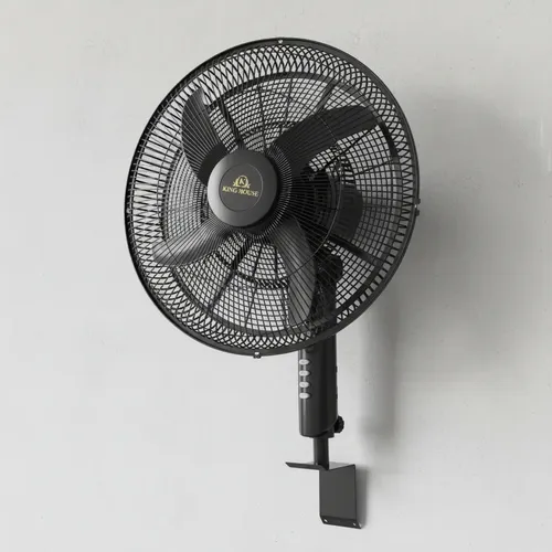 Ventilador Pared 20  King-house 3 Aspas Silencioso 90w 50.8 Cm 50hz Negro Polipropileno 3