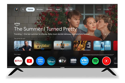 Led Smart 50  Telefunken 4k Google Tv Tk5026ug6g