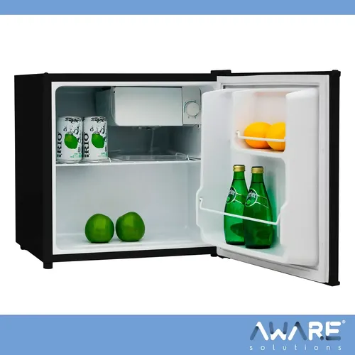 Heladera Vonne Minibar De 46 L Negra Con Puertas Reversibles Negro