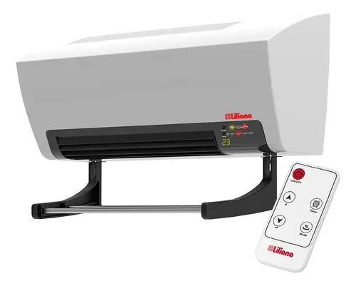 Calefactor Pared Tipo Split Liliana Cwd920 2000w Con Tender Color Blanco