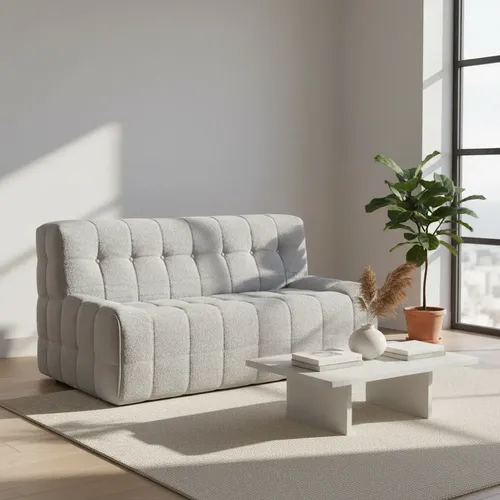 Sillón King-house Camelia 3 Cuerpos Compacto En Caja Gris Gris Liso